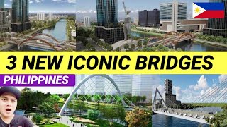 3 NEW ICONIC BRIDGES IN METRO MANILA [upl. by Mahan710]