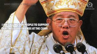 Jaime Cardinal Sin urging people to go to EDSA in 1986 [upl. by Esenahs]