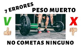 Errores frecuentes en Peso Muerto  Tip entrenamiento 49 [upl. by Nicolas]