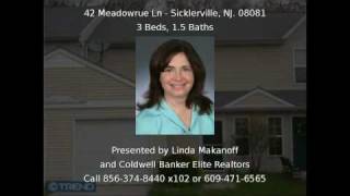 42 Meadowrue Ln SICKLERVILLE NJ 08081 [upl. by Padriac]