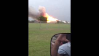 West Texas Explosion Caught on camera [upl. by Salchunas]