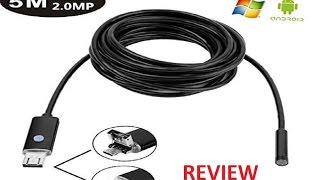 New Rice Android OTG Smartphone USB Endoscope Wire Camera Review [upl. by Anrim]