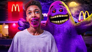 BOY MAKES MCDONALDS GRIMACE SHAKE What Happens Next is Shocking [upl. by Tory428]