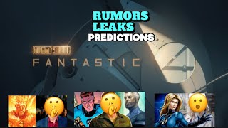 The new Fantastic 4 RUMORS LEAKS Predictions And MORE [upl. by Jacob]