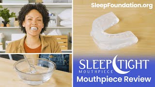 Sleep Tight Mouthpiece  An Affordable AntiSnoring Device [upl. by Akerdnuhs]