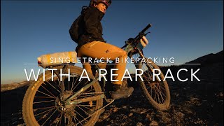 Impressions from Bikepacking with a Rear Rack on Singletrack [upl. by Mairhpe]