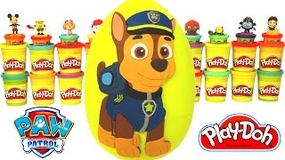 Ovo Surpresa Gigante do Chase da Patrulha Canina em Português Brasil de Massinha PlayDoh [upl. by Laerdna]