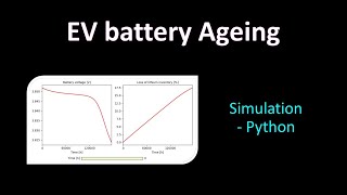 EV Battery  Calendar ageing simulation with Python  Pybamm [upl. by Anelrats865]