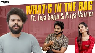 Whats in The Bag Ft Teja Sajja amp Priya Varrier  Kaasko  Nikhil Vijayendra Simha  Tamada Media [upl. by Ecadnarb]