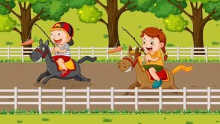 Lakdi Ki Kathi Kathi Pe Ghoda Song लकड़ी की काठी Hindi Nursery Rhymes  Kids Rhymes [upl. by Aener]