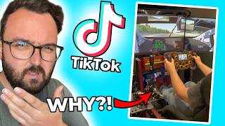 Reacting To The Top Sim Racing TikToks [upl. by Pyne49]