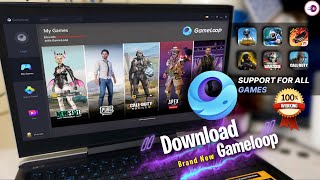 Download Brand New Gameloop Official Android Emulator🤩 Fully Optimized For LowEnd PC amp Laptop [upl. by Mclain]