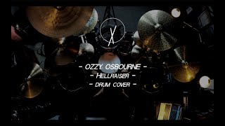 104 Ozzy Osbourne  Hellraiser  Drum Cover [upl. by Keli299]