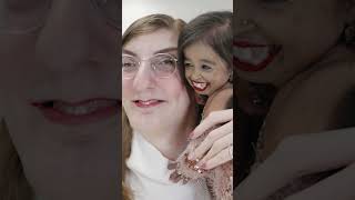 Worlds tallest woman meets shortest woman guinnessworldrecords [upl. by Esli]