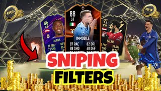 FIFA 22 50K pro Stunde mit diesen Sniping Filtern😱🔥Ganz einfach🔥 Trading Tipps📈✅ [upl. by Vena]