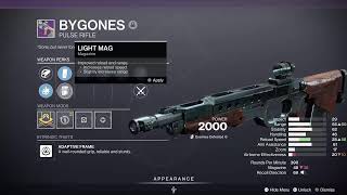 Destiny 2  Bygones Bygones Bygones [upl. by Mcgaw]