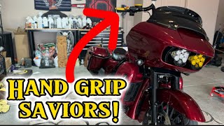 Oberon Levers  Install and review Great for Arthritis or painful hands diy harley bagger RGS [upl. by Joachima119]