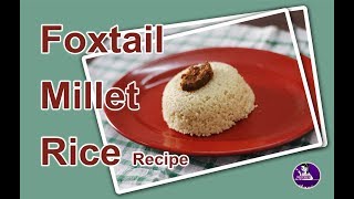 Foxtail milletkorra biyyam rice [upl. by Elysia]