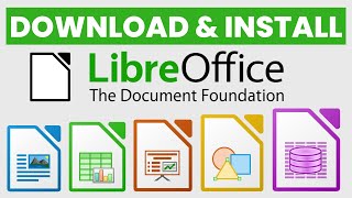 How to Download and Install LibreOffice  Download LibreOffice Writer Calc and Impress on Computer [upl. by Anerhs]