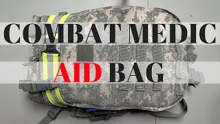 Combat Medic 68W Medical Bag Overview [upl. by Fine]