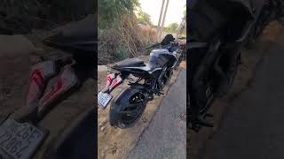 Pulsar Rs 200 akrapovic exhaust sound bike HarshYdv07 [upl. by Scott]