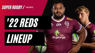 SUPER RUGBY PACIFIC 2022 QUEENSLAND REDS TEAM PREDICTION [upl. by Aiclid]