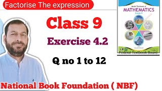 Class 9 Exercise 42 NBF Maths Ex 42 Class 9th federal board FBISE Math national Book foundation [upl. by Neneek]