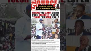 En Wolof Revue de presse 🇸🇳du 18 novembre 2024part2 revuedepresse actualitesenegal mtdnews08 [upl. by Eimak]