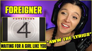 Beautiful Lyrics Foreigner  Waiting For A Girl Like You  FIRST TIME REACTION  Audio [upl. by Ahsikym]