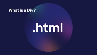 What is a DIV  HTML Basics 1 [upl. by Doran]