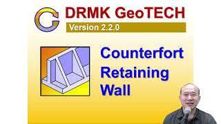 คลิปแนะนำการใช้งาน Counterfort Retaining Wall ครับ [upl. by Nashner]