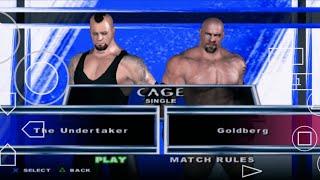 WWE Goldberg Vs The Legend Undertekr Steel Cage Match [upl. by Heidie]