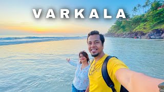 Varkala Beach Kerala  Things to do in Varkala  ResortCafes etc Alleppey to Varkala Journey [upl. by Helsa303]