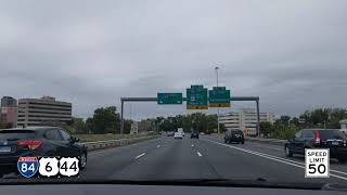 FreewayMax 1809 I84 West Through Hartford [upl. by Asirahc]