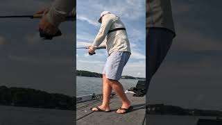 😳 GIANT Largemouth On A Spinning Rod 😳 shorts [upl. by Dore]