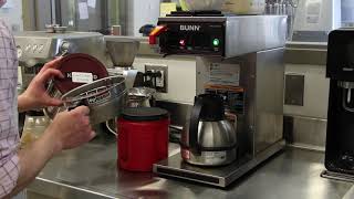 How to use the Bunn coffee maker [upl. by Shina]