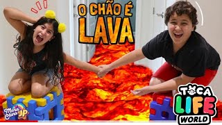 ♫ MÚSICA O CHÃO É LAVA 🔥 The Floor is Lava  Children Song by Maria Clara e JP [upl. by Busiek]