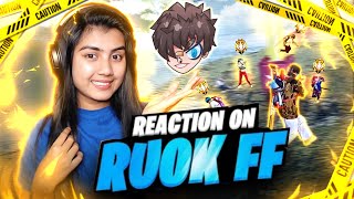 RUOK FF Unstoppable Only HeadShot 😲😲  Reaction On RUOK1  Garena Free Fire  PN KIARA [upl. by Wie]