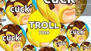 INSANE SOLO AGARIO REVENGE FUNNY POPSPLIT TROLL  Agario Solo Gameplay [upl. by Rainer]