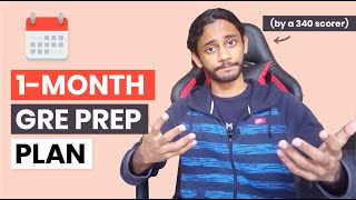 One month GRE prep plan by a 340 scorer  No coaching week by week GRE study plan [upl. by Pace576]