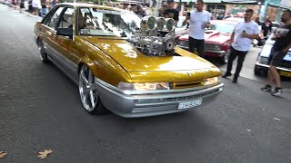 Braddon Canberra SummerNats 2024 Epic horsepower party [upl. by Anitnegra154]