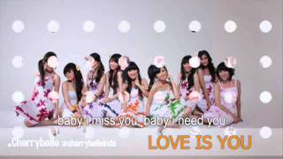 Love Is You  Cherry Belle with Lyrics  Lirik Indonesia [upl. by Irneh]