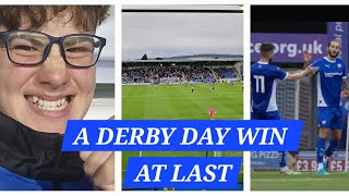 CHESTERFIELD HIT 4 PAST CHAMPIONSHIP DERBY COUNTY AS BERRY SCORES AN AMAZING FREE KICK [upl. by Winnah]