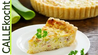 Quiche Lorraine Lecker Gemüseauflauf So gelingt sie perfekt Rezept [upl. by Garbers]