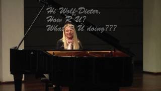 Some fun clips from recording sessions Valentina Lisitsa [upl. by Keefe494]