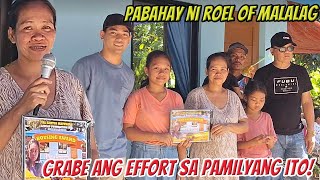 PABAHAY NI ROEL OF MALALAG KAY ERICA RIBBON CUTTING NA [upl. by Halivah]