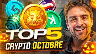 🚨 TOP 5 CRYPTO OCTOBRE 2024 🔥  HAMSTER KOMBAT [upl. by Yerak]