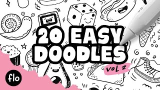 MORE EASY Doodles You Can Draw in PROCREATE  Vol2 [upl. by Labanna]