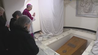 Pope Benedict buried in crypt under St Peters Basilica [upl. by Meid]