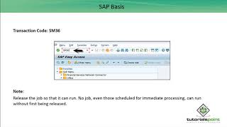 SAP Basis  Background Job Processing [upl. by Ahsinek660]